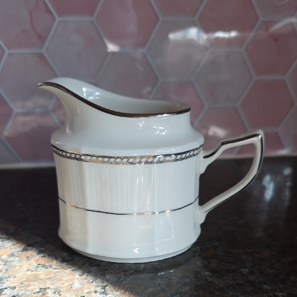Noritake Adrianna Ivory China with Elegant Silver Accents
